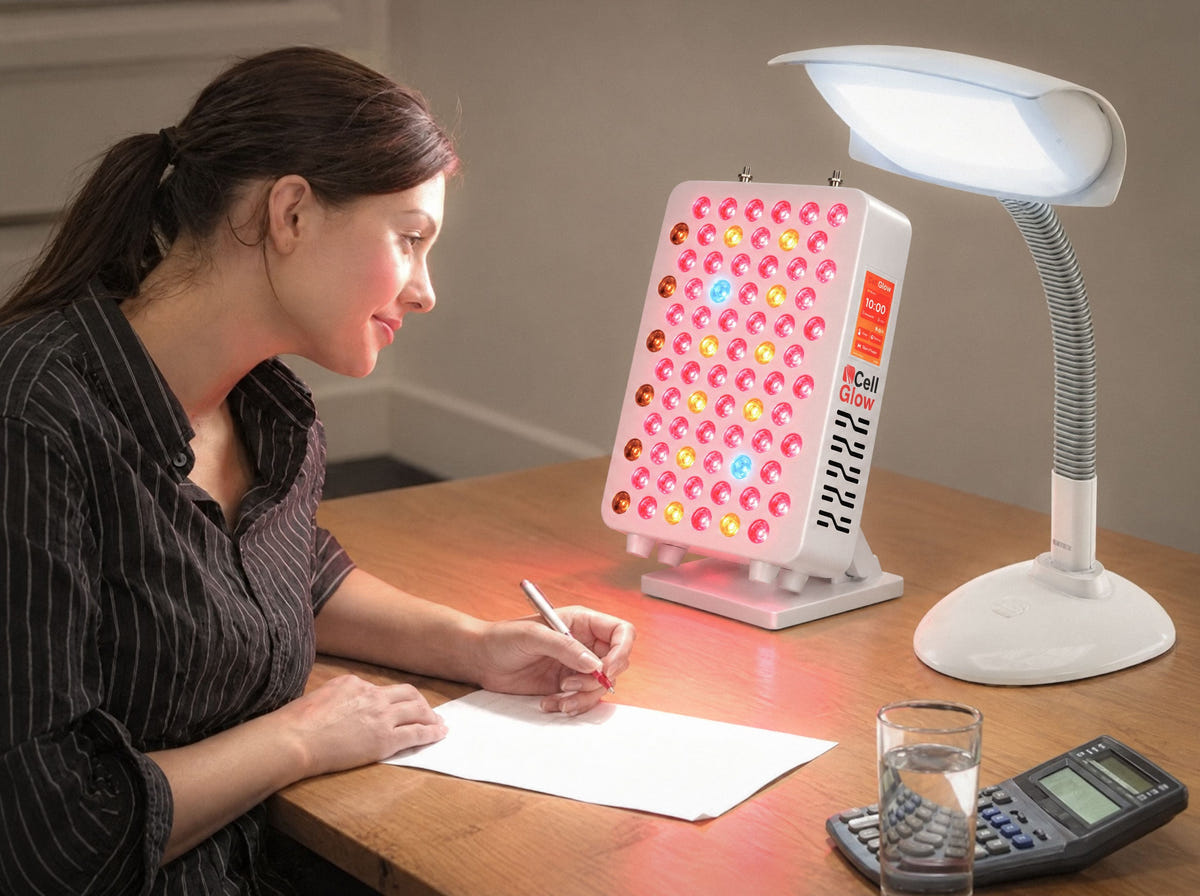 Rood licht bij een winterdip: is het hetzelfde als een daglichtlamp?