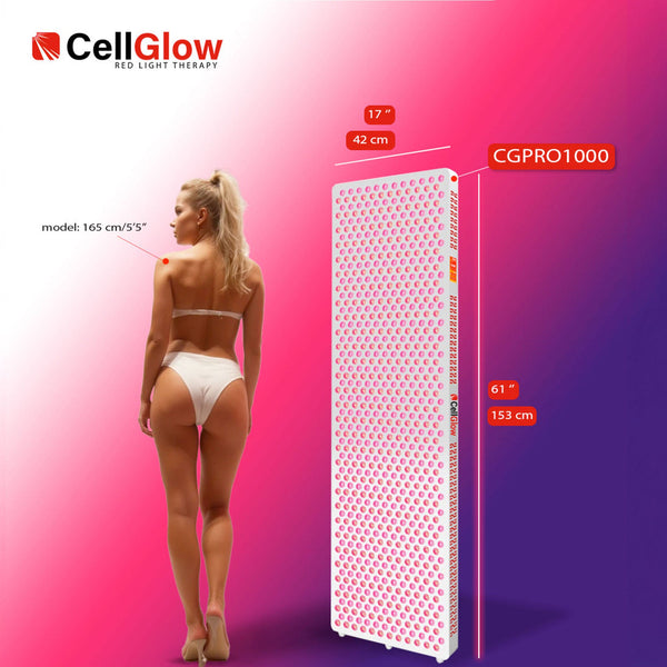 Bundel 10% korting - Cell Glow CUSTOM1000 + Elektrische Standaard