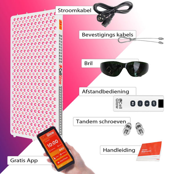 Bundel 10% korting - 2x Cell Glow CUSTOM600 met elektrische standaard