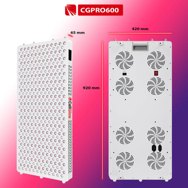 Bundel 10% korting - 2x Cell Glow CUSTOM600 met elektrische standaard