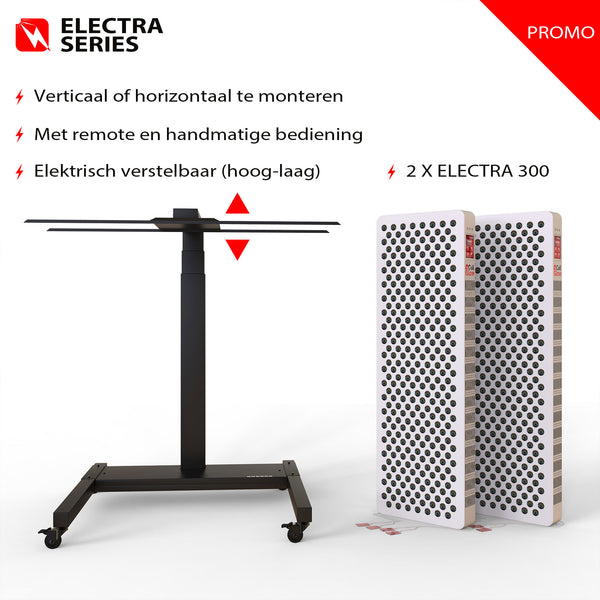 Bundel korting - 2x Cell Glow ELECTRA300 met Elekrische Standaard